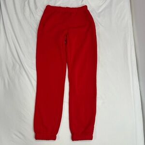 Vibrant Red Women's Sweatpants